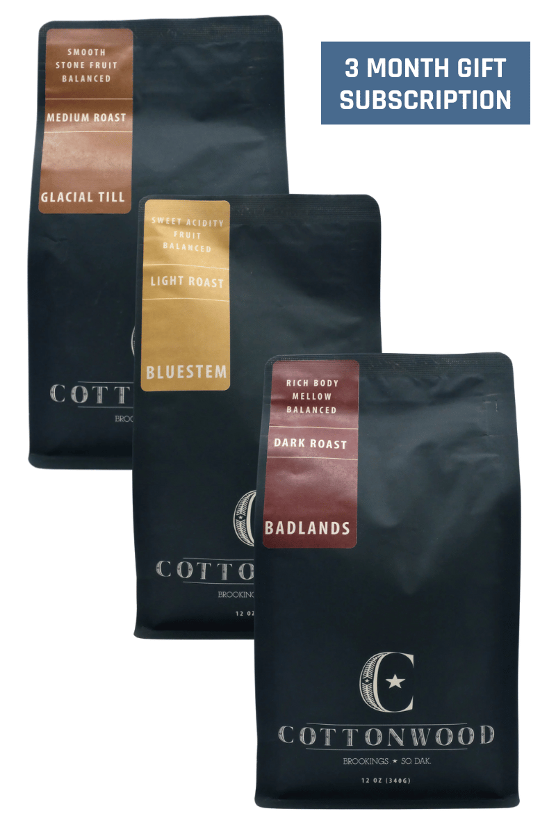 Cottonwood Coffee Gift Subscription - 3 months