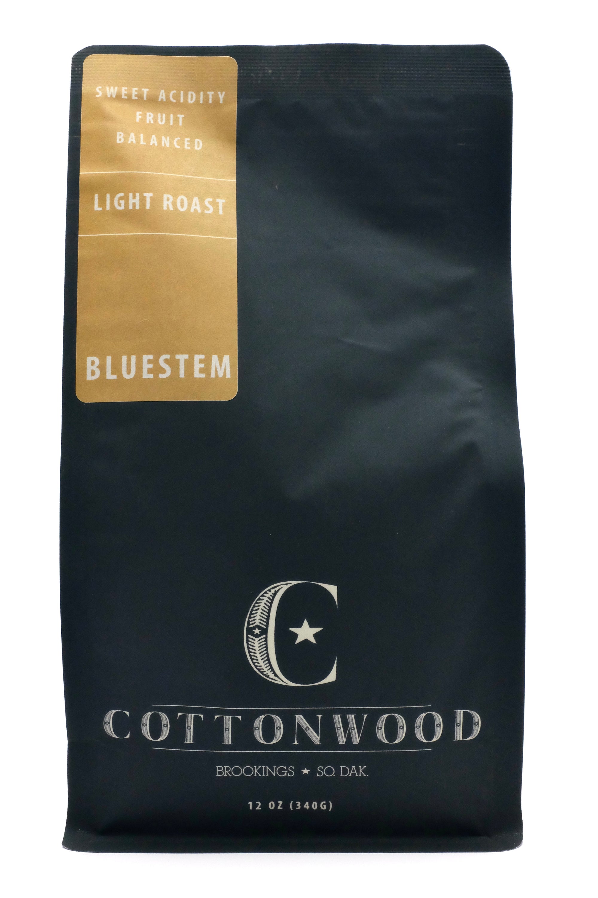 Cottonwood bluestem light roast coffee blend